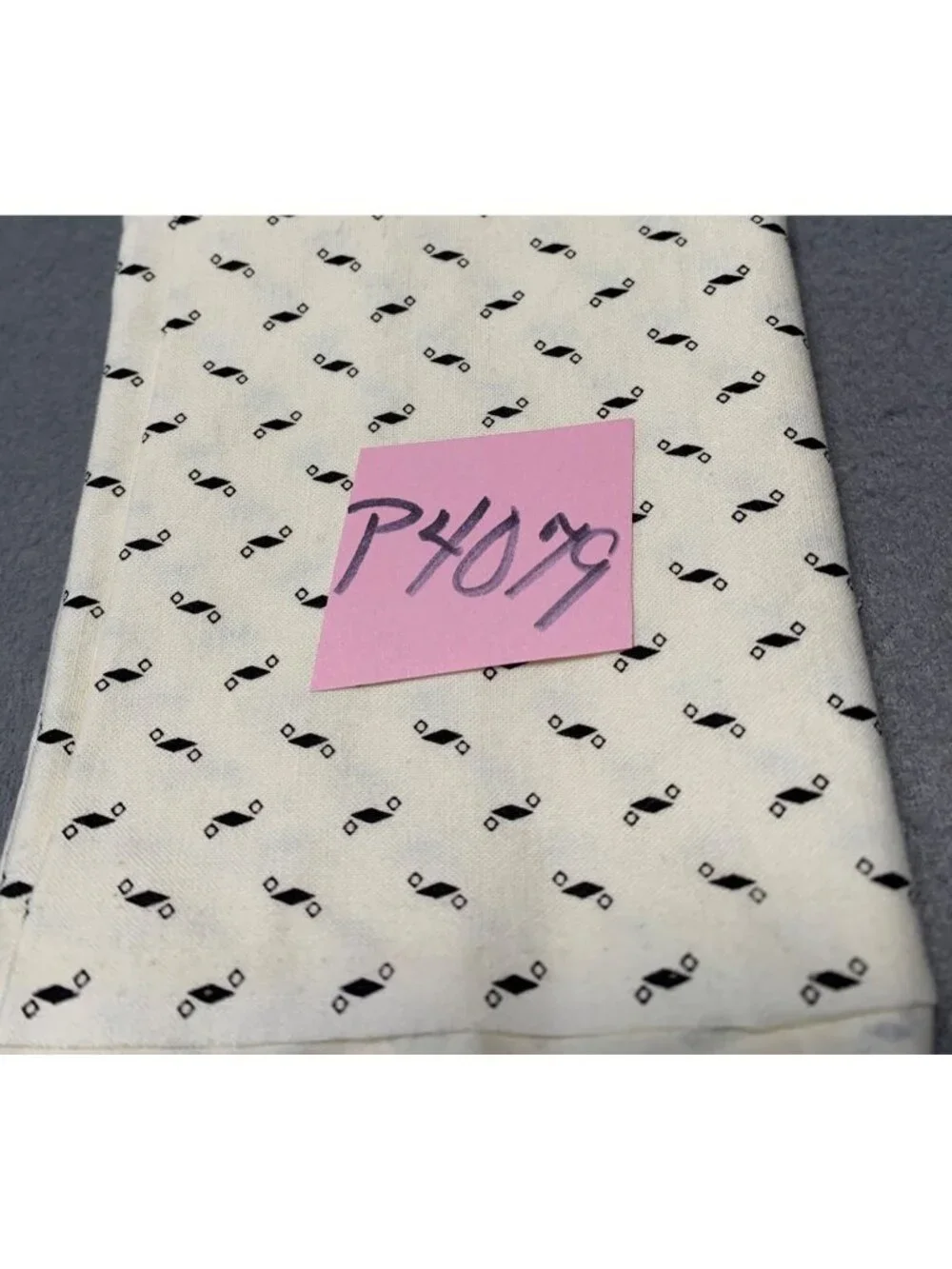 Black & Cream Glasses Print Cotton Fabric Fat Quarter 18x22